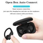 T16 / T17 Ear-Hook Wireless Earbuds, Dual Battery LED Display - Image 4