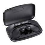 Ear Hook Wireless Earbuds Bluetooth 5.3 with LED Display & Power Bank Case