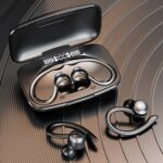 Ear Hook Wireless Earbuds Bluetooth 5.3 with LED Display & Power Bank Case - Image 2