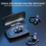 Ear Hook Wireless Earbuds Bluetooth 5.3 with LED Display & Power Bank Case - Image 4
