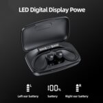 Ear Hook Wireless Earbuds Bluetooth 5.3 with LED Display & Power Bank Case - Image 8