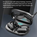 A520 Ear-Hook Sports Earbuds, LED Display Case, Waterproof - Image 8