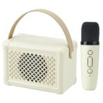 Mini Karaoke Bluetooth Speaker with Optional Microphones, 66 mm Driver