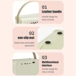 Mini Karaoke Bluetooth Speaker with Optional Microphones, 66 mm Driver - Image 12