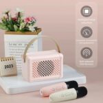 Mini Karaoke Bluetooth Speaker with Optional Microphones, 66 mm Driver - Image 10