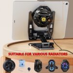 Aluminium Phone and Tablet Stand for Phone Coolers, Dual Hinge - Image 4