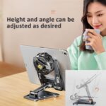Aluminium Phone and Tablet Stand for Phone Coolers, Dual Hinge - Image 7