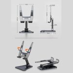 Aluminium Phone and Tablet Stand for Phone Coolers, Dual Hinge - Image 10