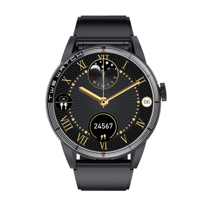 R6 2-in-1 Smartwatch with Built-in Earbuds, 1.32" Screen, Bluetooth Calling - Image 2