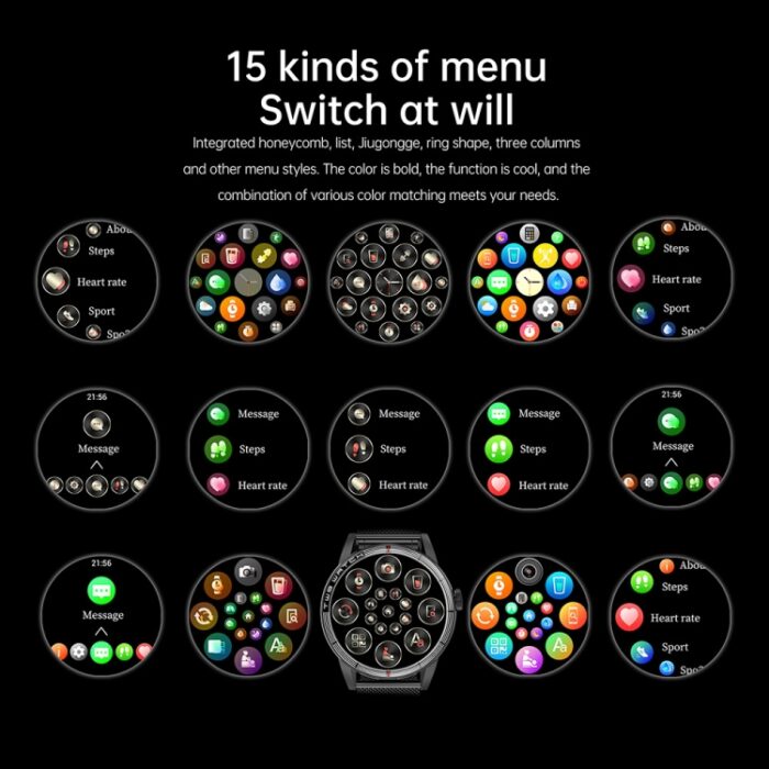 R6 2-in-1 Smartwatch with Built-in Earbuds, 1.32" Screen, Bluetooth Calling - Image 15