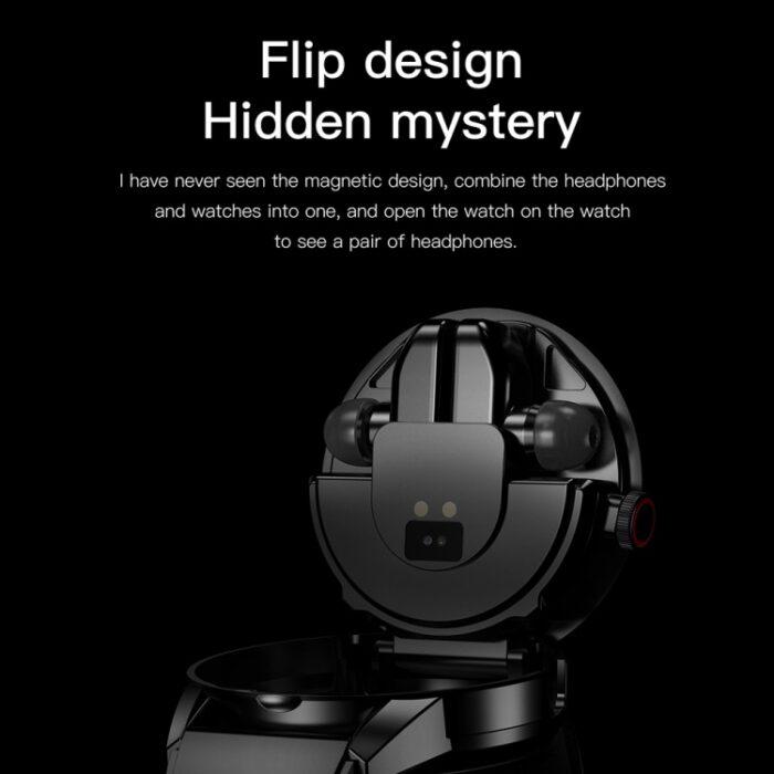 R6 2-in-1 Smartwatch with Built-in Earbuds, 1.32" Screen, Bluetooth Calling - Image 6