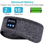 Bluetooth Sleep Mask Headphones, Soft Headband with Flat Speakers - Image 3