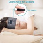 Bluetooth Sleep Mask Headphones, Soft Headband with Flat Speakers - Image 6