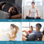 Bluetooth Sleep Mask Headphones, Soft Headband with Flat Speakers - Image 9