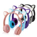 P47M Cat Ear LED Wireless Bluetooth Headphones - Image 2