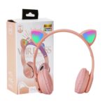 P47M Cat Ear LED Wireless Bluetooth Headphones - Image 7