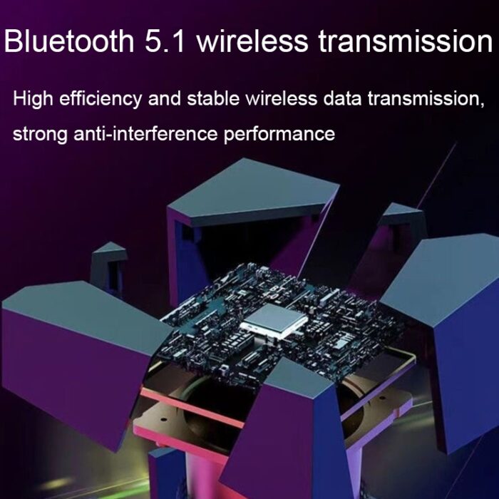 Qone Cube Voice-Controlled Mini Bluetooth Speaker, RGB, 50 mm Driver - Image 6