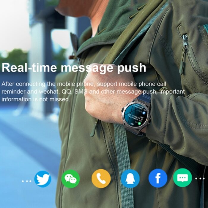 K62 1.43" AMOLED Bluetooth Calling Sports Smartwatch, Waterproof - Image 13