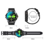 K62 1.43" AMOLED Bluetooth Calling Sports Smartwatch, Waterproof - Image 3