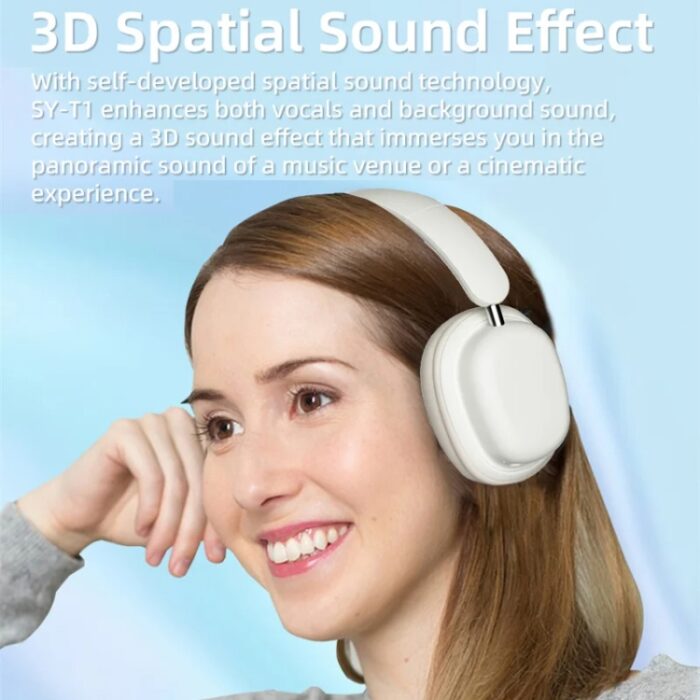SOYTO SY-T1 Bluetooth Gaming Headset with Plug-In Microphone - Image 2