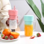 420ml 6 Blades Straw Juice Cup - Image 2