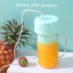 420ml 6 Blades Straw Juice Cup - Image 4