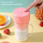 420ml 6 Blades Straw Juice Cup - Image 5