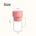420ml 6 Blades Straw Juice Cup - Image 9