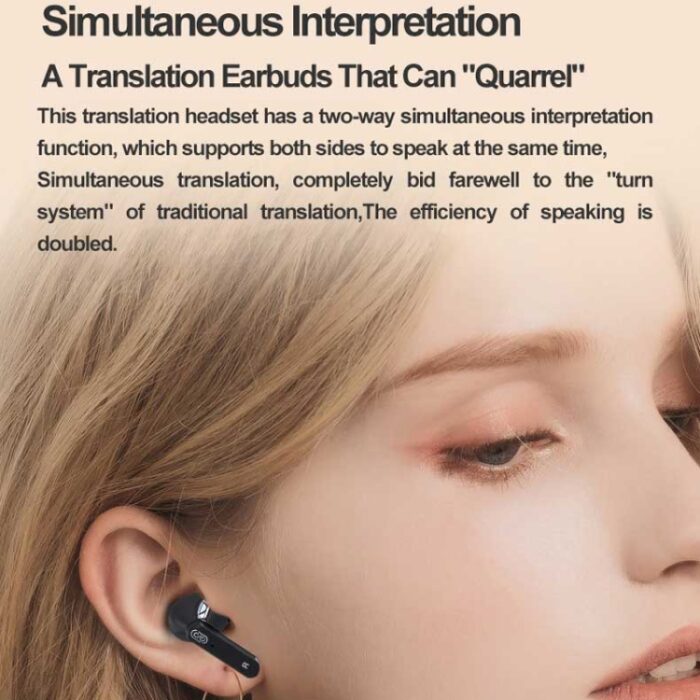 Hishell Y113 Translator Earbuds, 40 Languages, Bluetooth 5.0 - Image 9