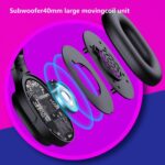 Bamboo Wood Bluetooth Headphones with Sound Card, TF Card, FM, AUX - Image 11