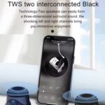 CQ01 Magnetic Mini Bluetooth Speaker, MagSafe Compatible, TWS - Image 6