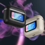 V8 ANC Wireless Earbuds with Colour Touch Screen Case - Image 2