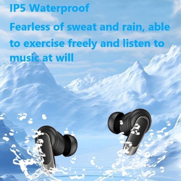 V8 ANC Wireless Earbuds with Colour Touch Screen Case - Image 11