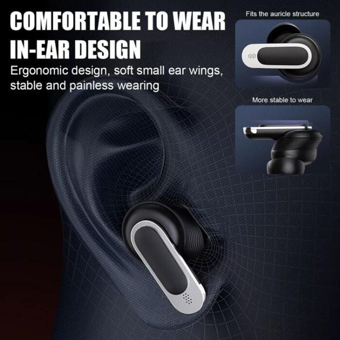 V8 ANC Wireless Earbuds with Colour Touch Screen Case - Image 5
