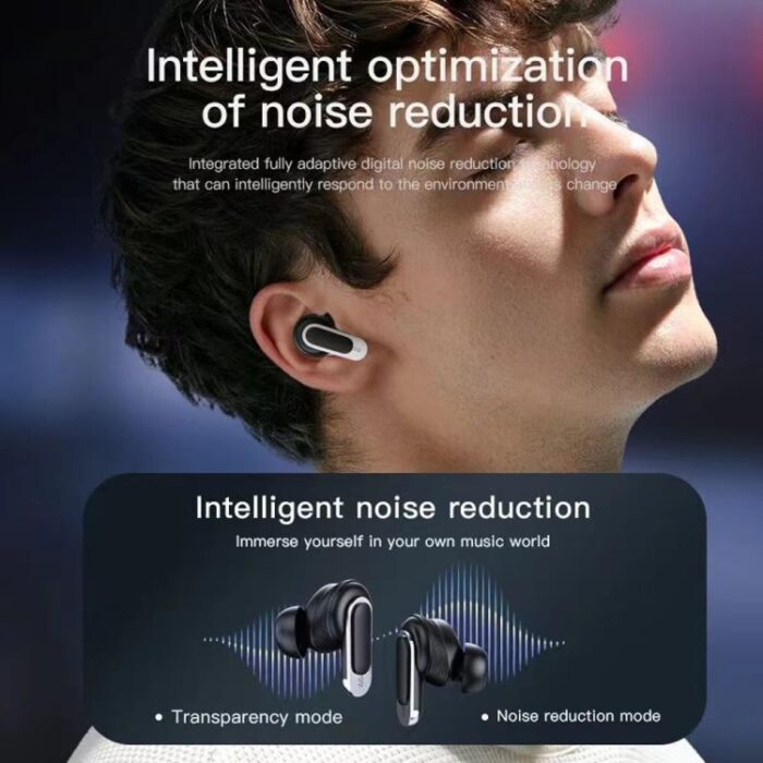 V8 ANC Wireless Earbuds with Colour Touch Screen Case - Image 7