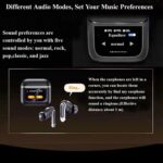 V8 ANC Wireless Earbuds with Colour Touch Screen Case - Image 9