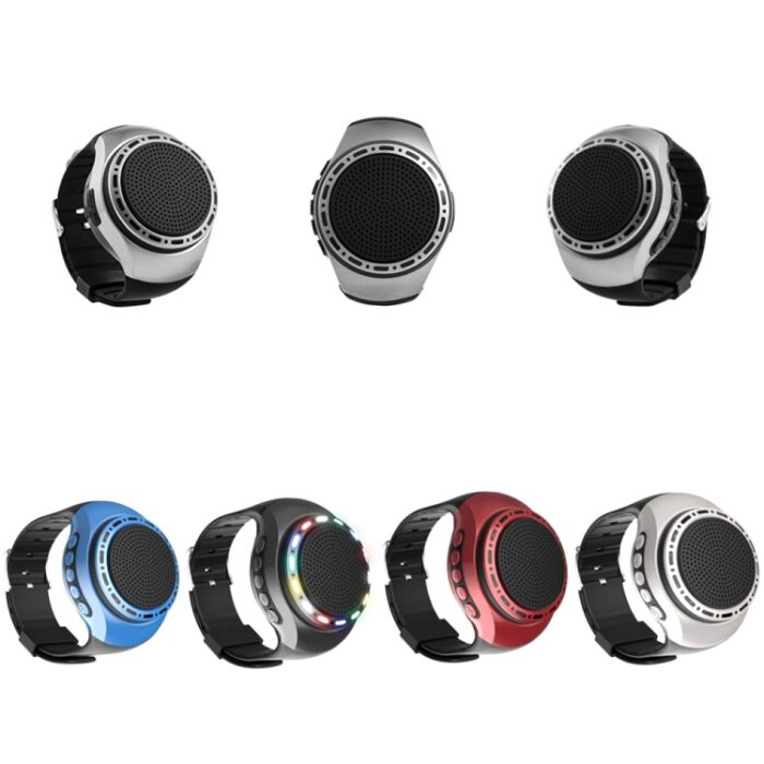 U6 Wearable Watch-Style Bluetooth Speaker with FM Radio and Lights - Image 2