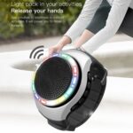 U6 Wearable Watch-Style Bluetooth Speaker with FM Radio and Lights - Image 11
