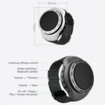 U6 Wearable Watch-Style Bluetooth Speaker with FM Radio and Lights - Image 3