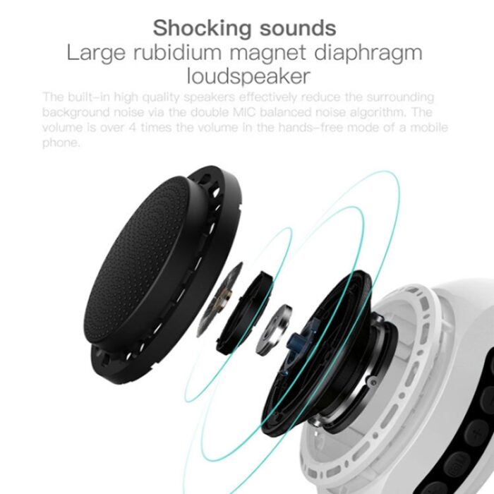 U6 Wearable Watch-Style Bluetooth Speaker with FM Radio and Lights - Image 6