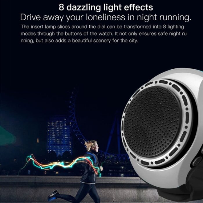 U6 Wearable Watch-Style Bluetooth Speaker with FM Radio and Lights - Image 10