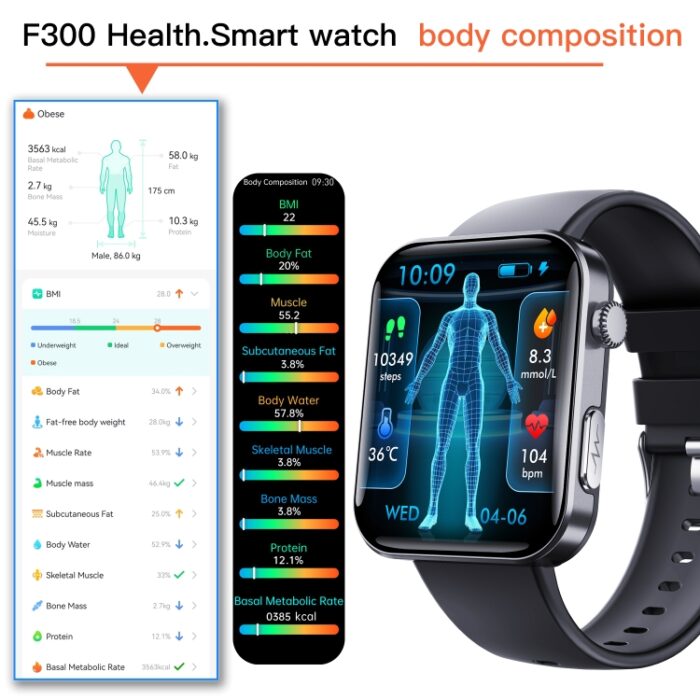 F300 2.1" Smartwatch with Bluetooth Calling & 50+ Sports Modes - Image 11