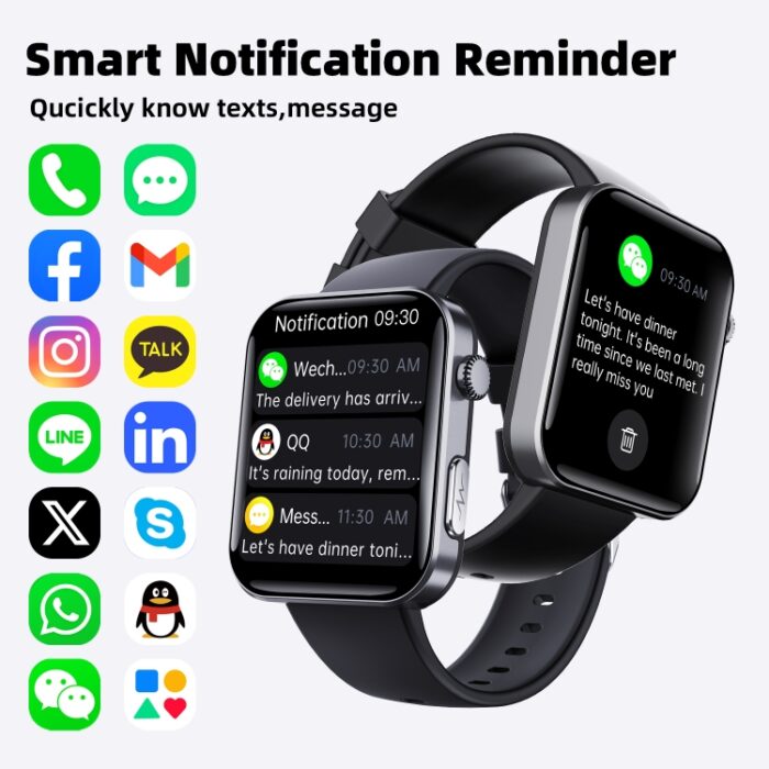 F300 2.1" Smartwatch with Bluetooth Calling & 50+ Sports Modes - Image 4