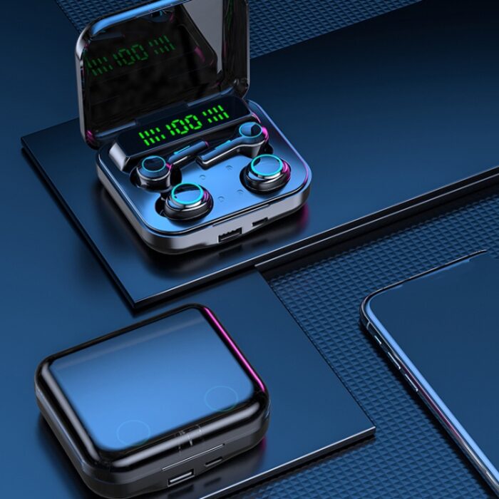 M21 Couple Wireless Earbuds, 2 Pairs in 1 Case, Bluetooth 5.2 - Image 2