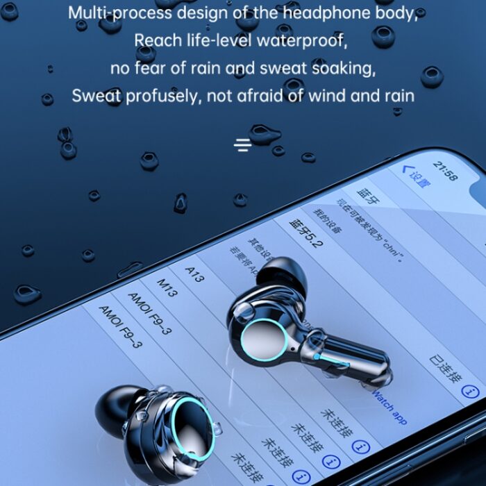 M21 Couple Wireless Earbuds, 2 Pairs in 1 Case, Bluetooth 5.2 - Image 10