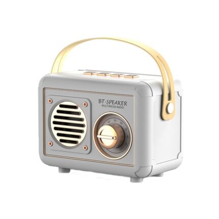 FT-BT20 Retro Bluetooth Speaker with FM Radio, USB and Card Player