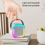 Portable Karaoke Bluetooth Speaker with Wireless Microphone, RGB Lights - Image 6