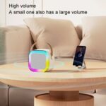 Portable Karaoke Bluetooth Speaker with Wireless Microphone, RGB Lights - Image 7