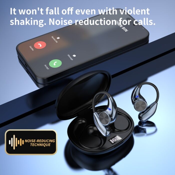 Open-Ear Hanging Wireless Earbuds, Bluetooth 5.4, 14.2 mm Drivers - Image 3