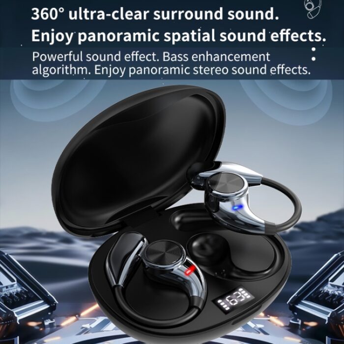 Open-Ear Hanging Wireless Earbuds, Bluetooth 5.4, 14.2 mm Drivers - Image 5